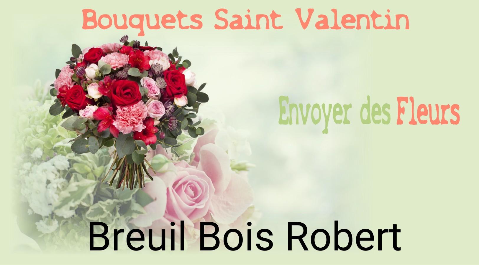 Roses de Saint-Valentin livrées à Breuil-Bois-Robert